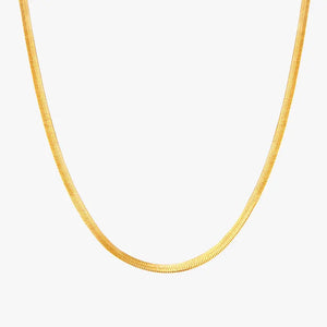 Collier chaîne serpent minimaliste