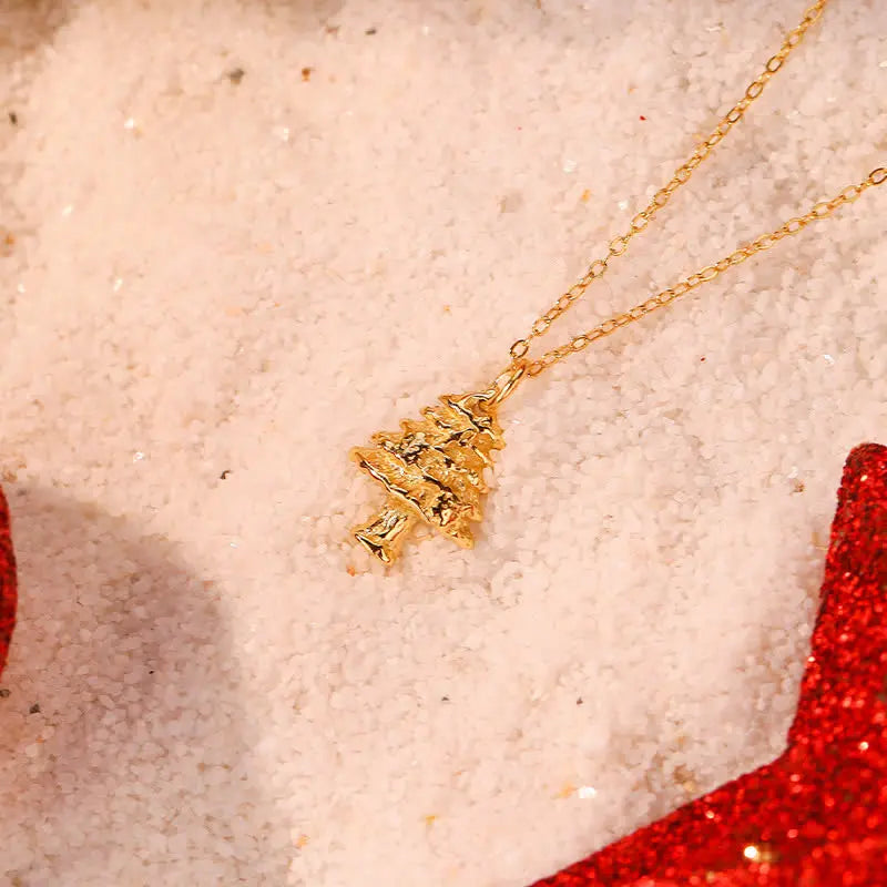 Christmas Tree Pendant Necklace