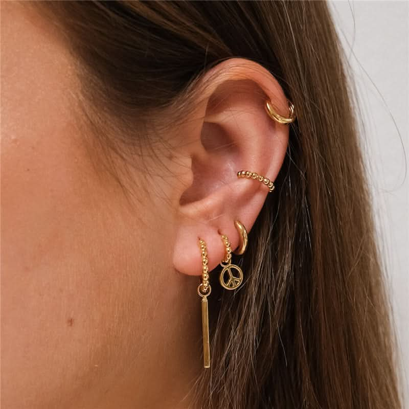 Minimalist Bar Earrings Charm