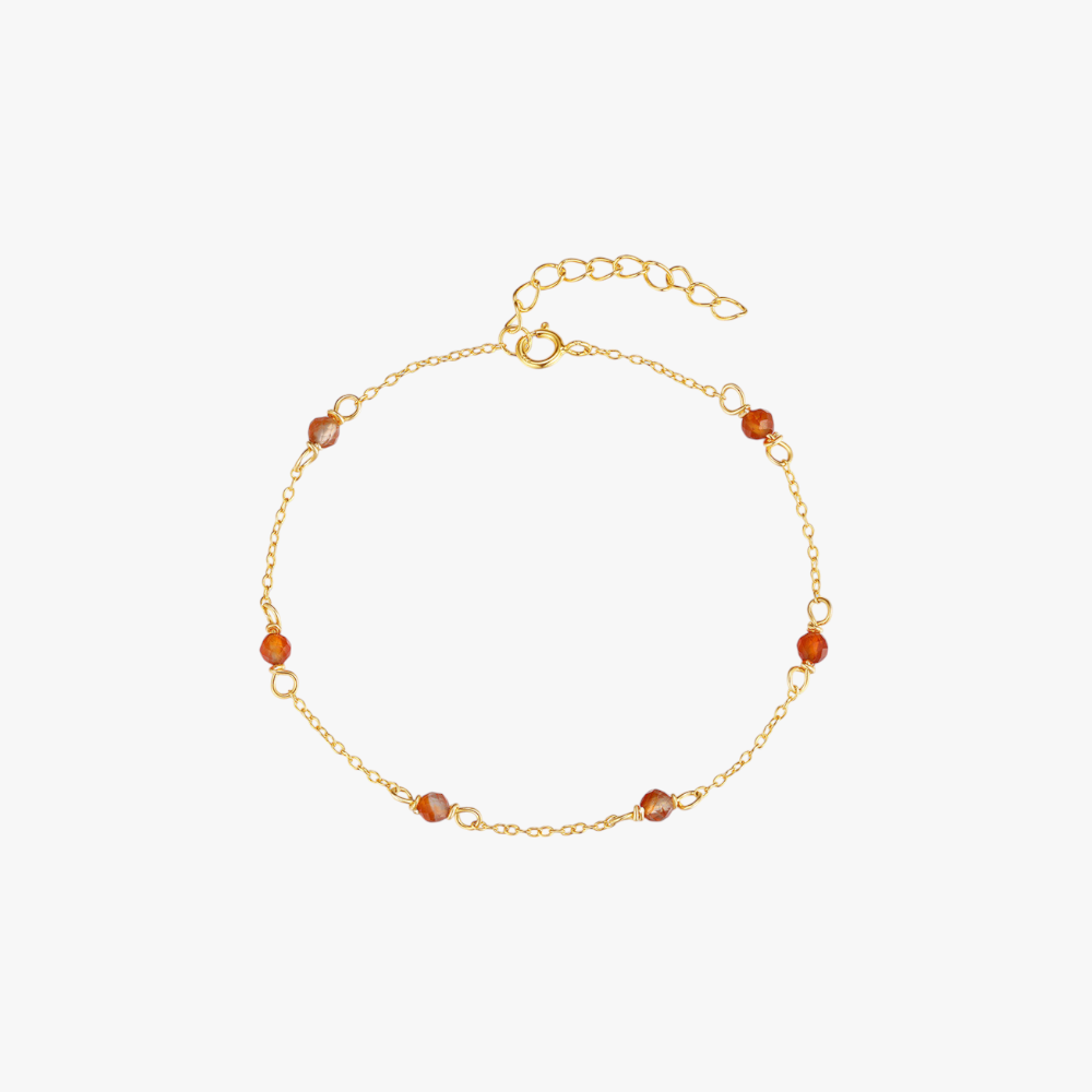 Minimalist Handmade Crystal Beaded Bracelet