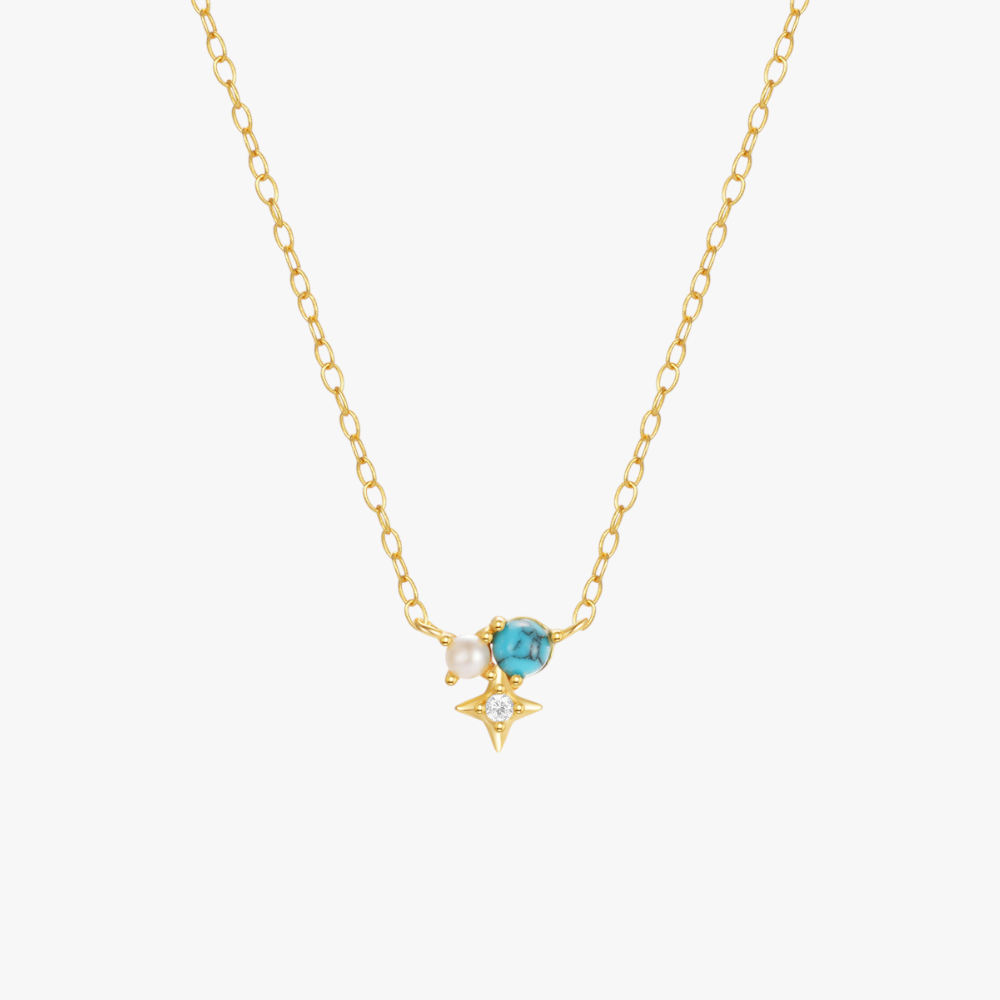 Collier Élégance Turquoise