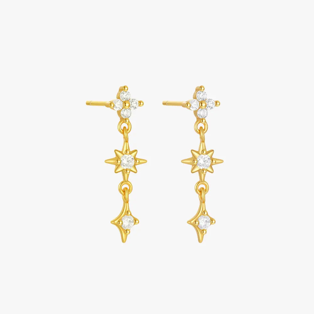 Star Drop Earrings