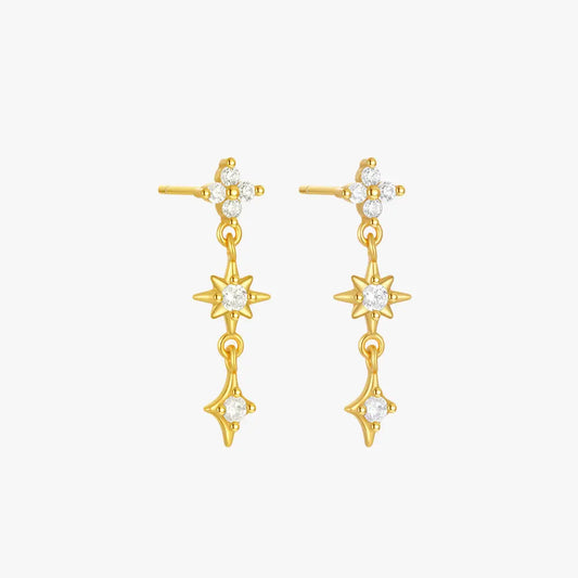 Star Drop Earrings