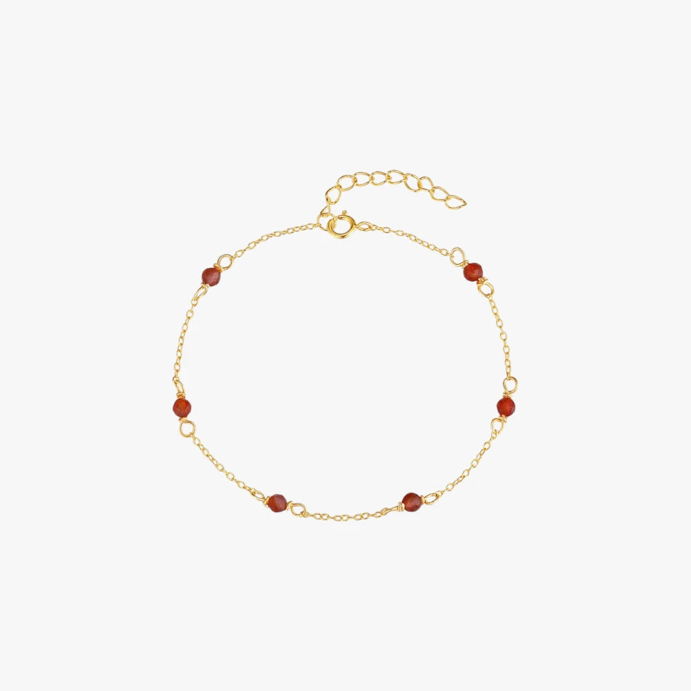 Minimalist Handmade Crystal Beaded Bracelet