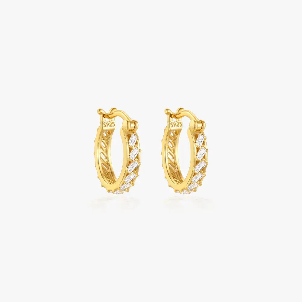 Vintage Twist Hoop Earrings