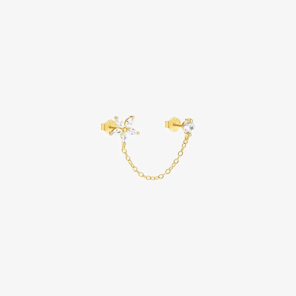 Petal Chain Earrings