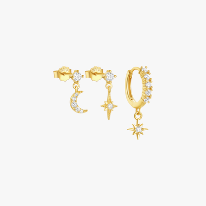 Celestial Charm Earrings Set