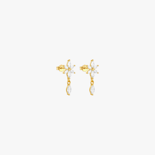 Marquise Blossom Drop Earrings