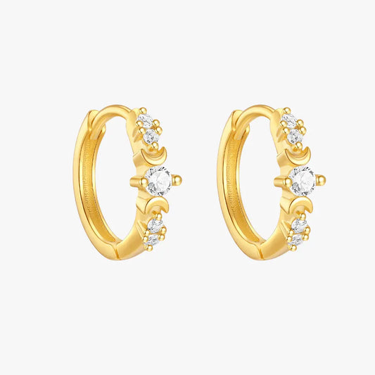 Delicate Zirconia Mini Hoops