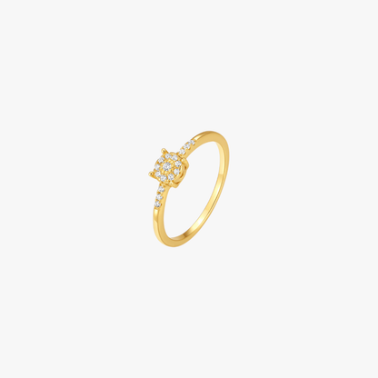 Classic Zirconia Cluster Ring