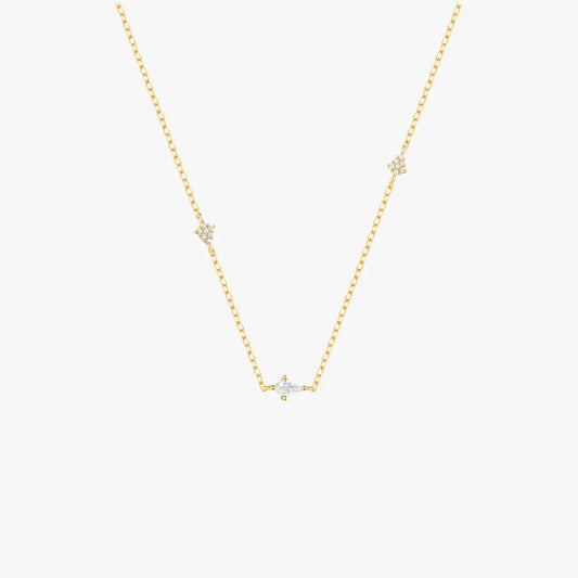 Collier Cerf-Volant en Zircone