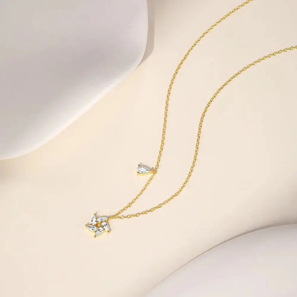 Starry Zircon Necklace