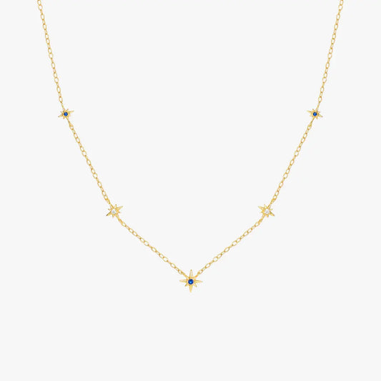 Collier porte-bonheur en forme d'étoile