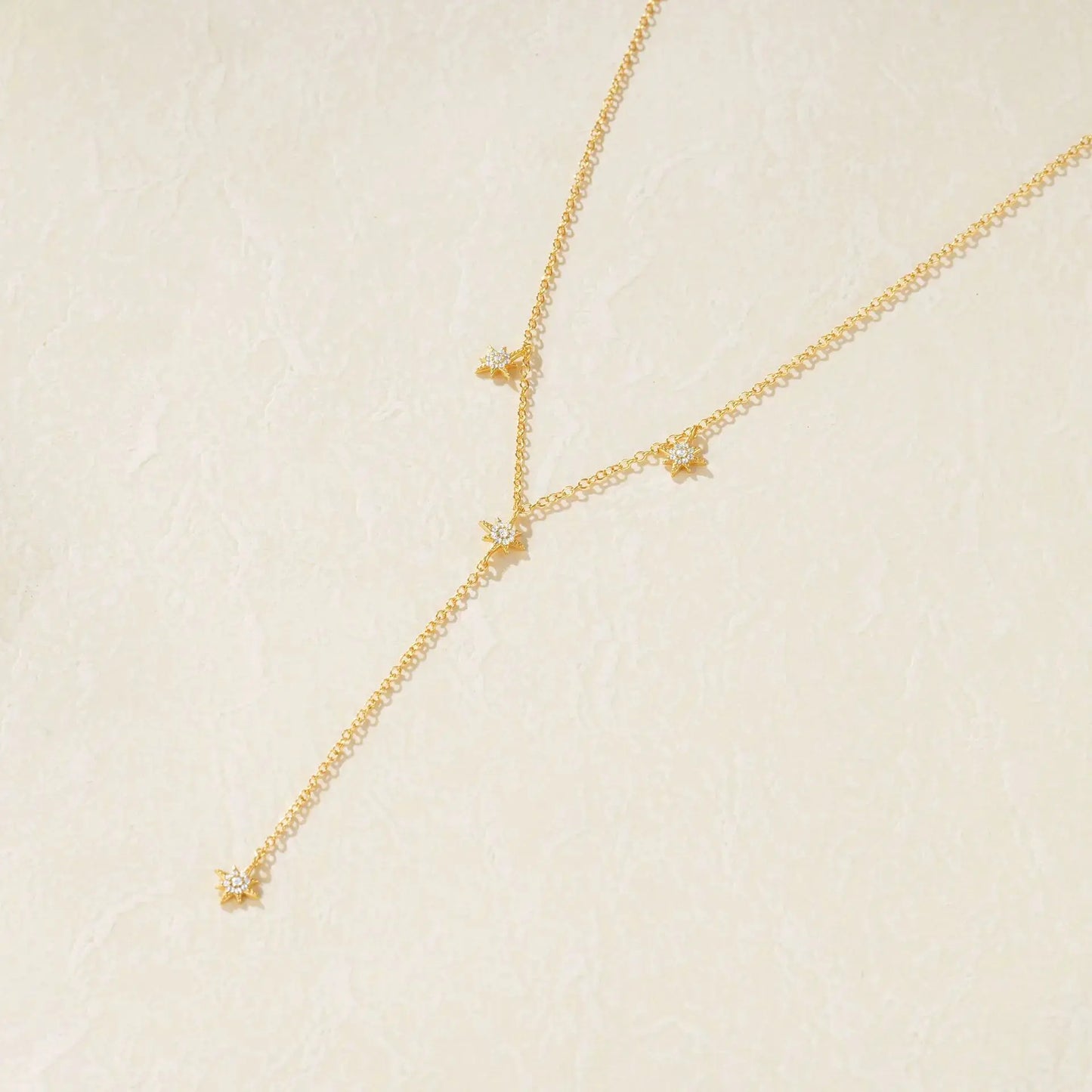 Long Y-Shape Tassel Star Pendant Necklace