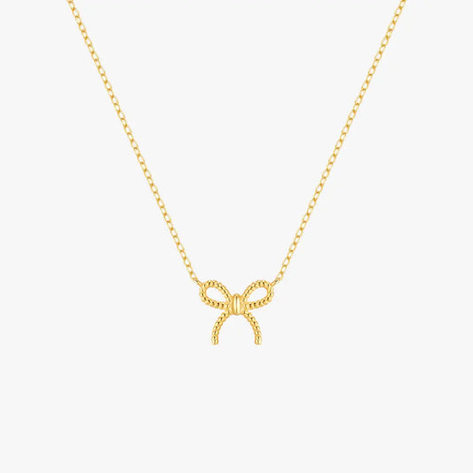 Twisted Bow Knot Necklace