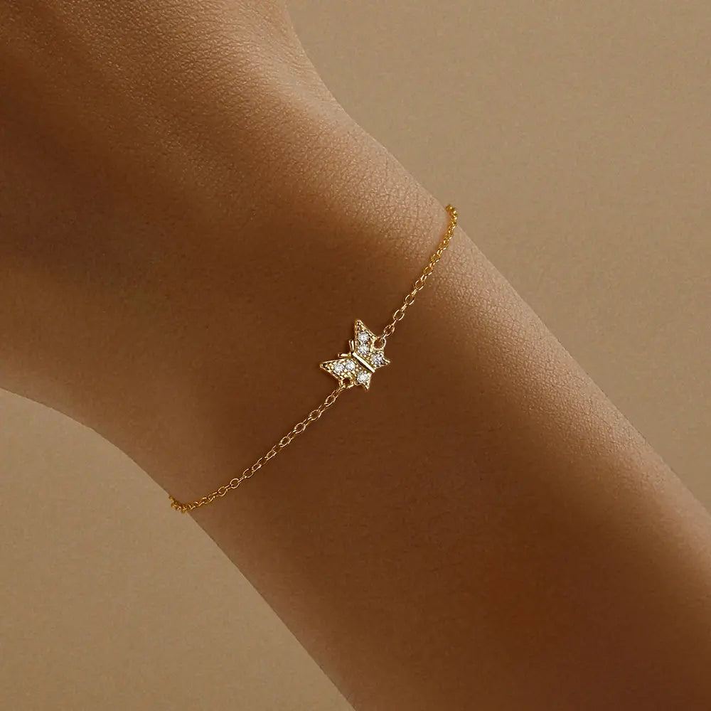 Butterfly Zirconia Bracelet