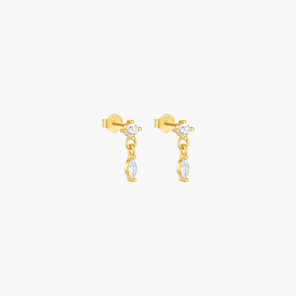 Minimalist Marquise Drop Earrings