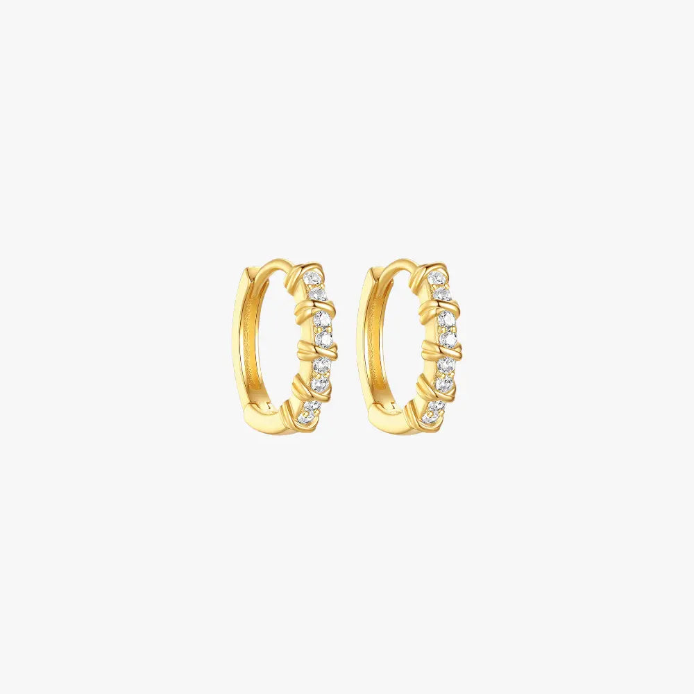 Twisted Hoop Earrings