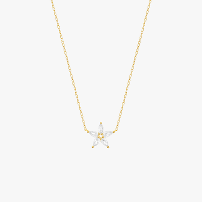 Zircon Star Pendant Necklace