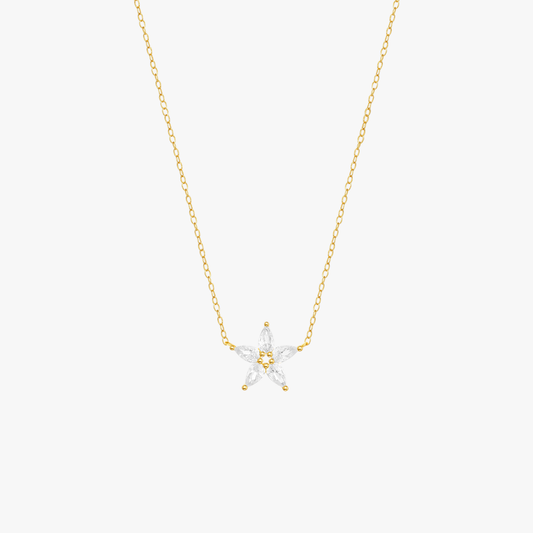 Zircon Star Pendant Necklace